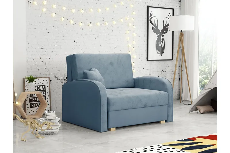 Denegal Bäddfåtölj blue - Möbler - Stolar & fåtöljer - Fåtölj - Bäddfåtölj