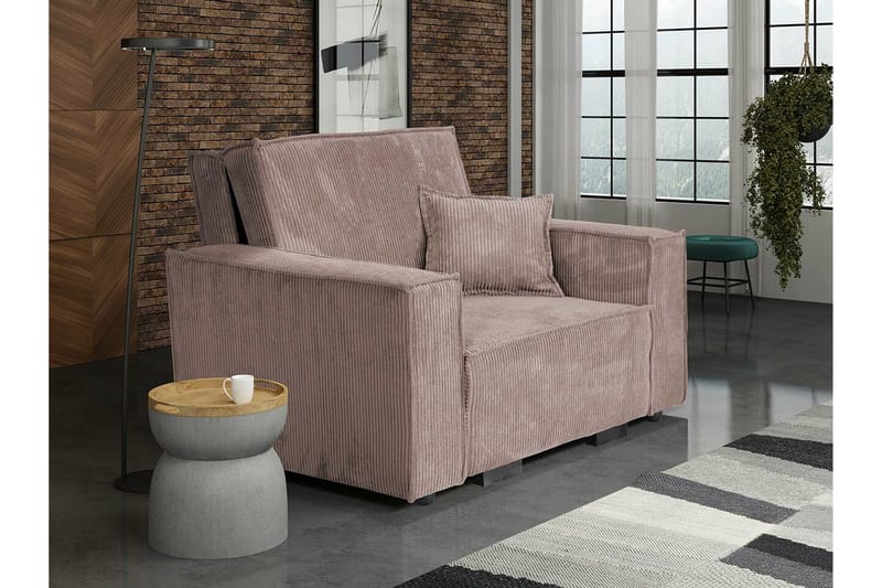 Denegal Bäddfåtölj Brown - Möbler - Stolar & fåtöljer - Fåtölj - Bäddfåtölj