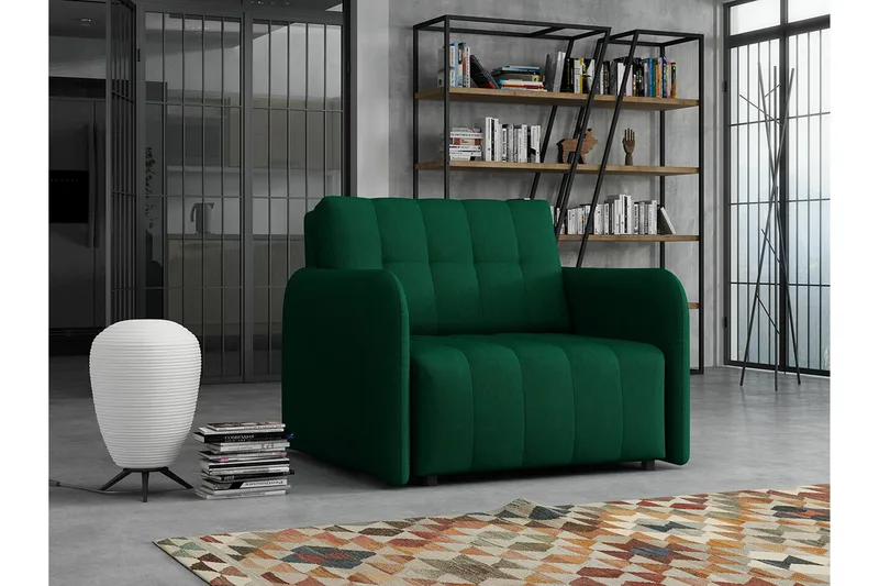 Denegal Bäddfåtölj Dark green - Möbler - Stolar & fåtöljer - Fåtölj - Bäddfåtölj