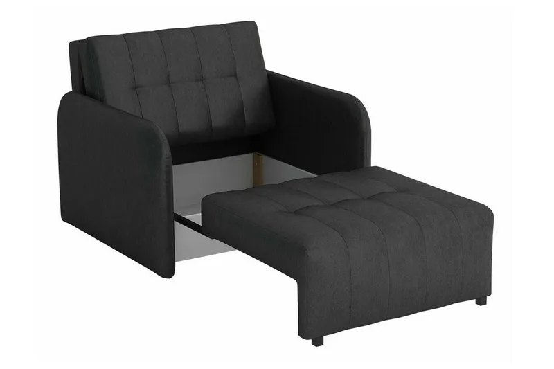 Denegal Bäddfåtölj Dark grey - Möbler - Stolar & fåtöljer - Fåtölj - Bäddfåtölj