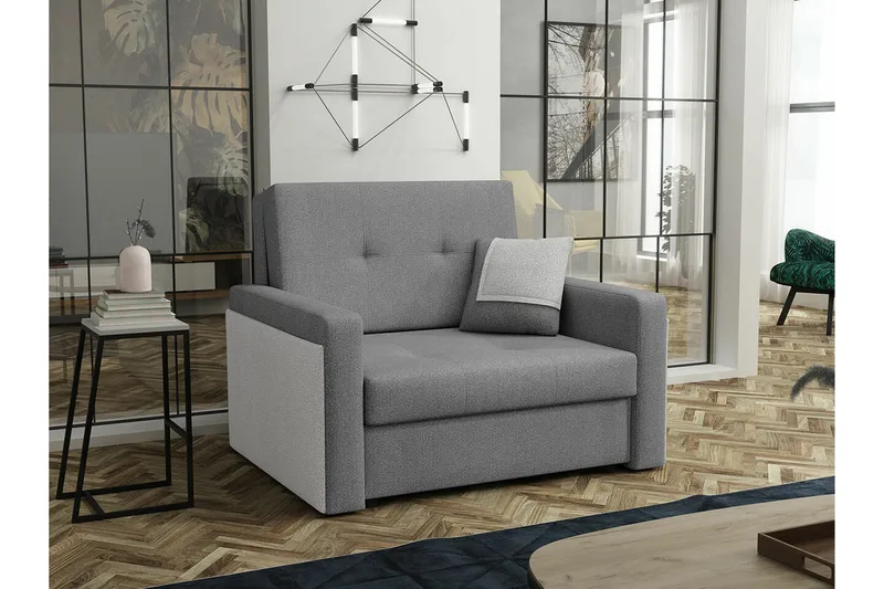 Denegal Bäddfåtölj Dark grey - Möbler - Stolar & fåtöljer - Fåtölj - Bäddfåtölj