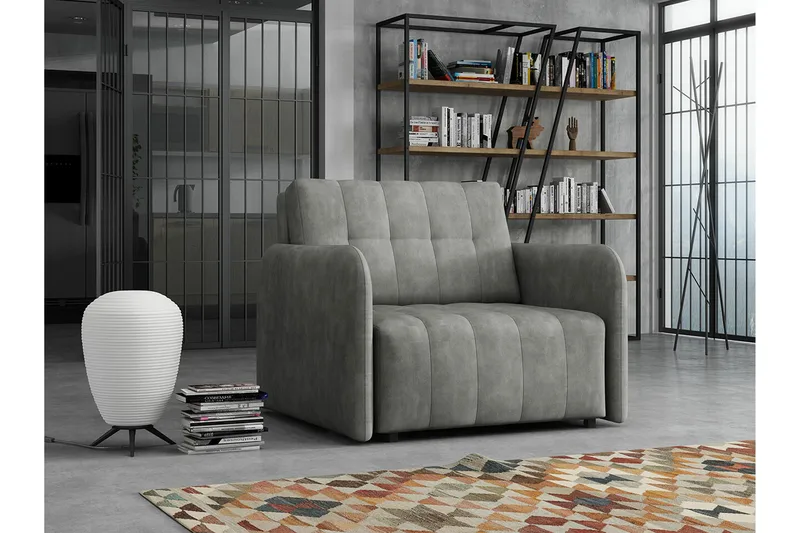 Denegal Bäddfåtölj Dark grey - Möbler - Stolar & fåtöljer - Fåtölj - Bäddfåtölj