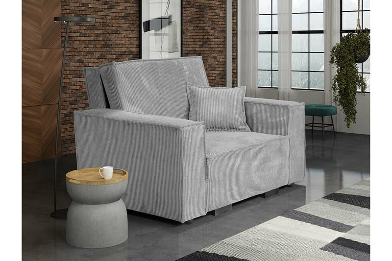 Denegal Bäddfåtölj Light grey/Dark grey - Möbler - Stolar & fåtöljer - Fåtölj - Bäddfåtölj