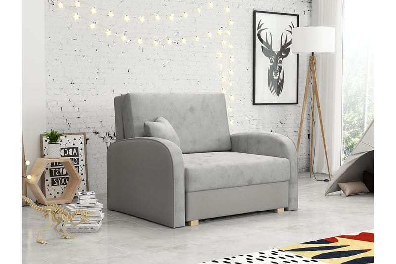 Denegal Bäddfåtölj Ljusgrå - Möbler - Stolar & fåtöljer - Fåtölj - Bäddfåtölj