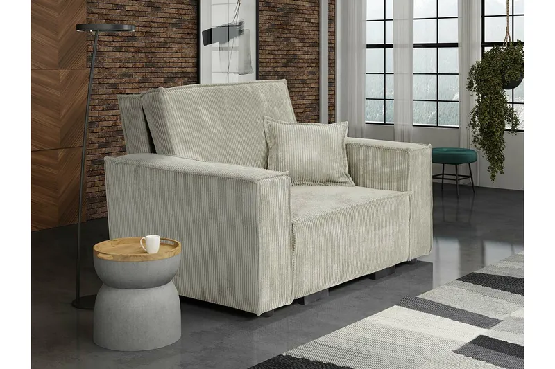 Denegal Bäddfåtölj NO_BRAND beige - Möbler - Stolar & fåtöljer - Fåtölj - Bäddfåtölj