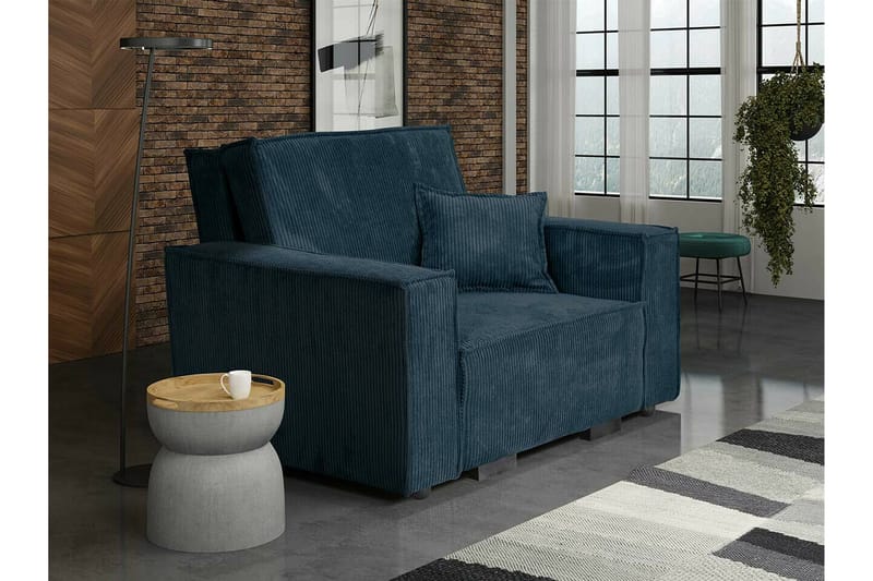 Denegal Bäddfåtölj NO_BRAND Dark blue - Möbler - Stolar & fåtöljer - Fåtölj - Bäddfåtölj
