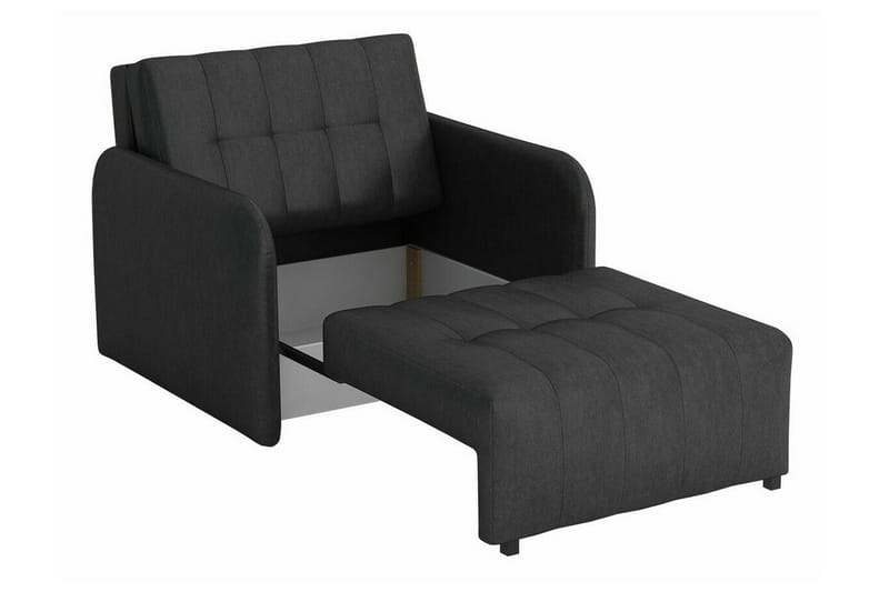 Denegal Bäddfåtölj NO_BRAND Dark grey - Möbler - Stolar & fåtöljer - Fåtölj - Bäddfåtölj