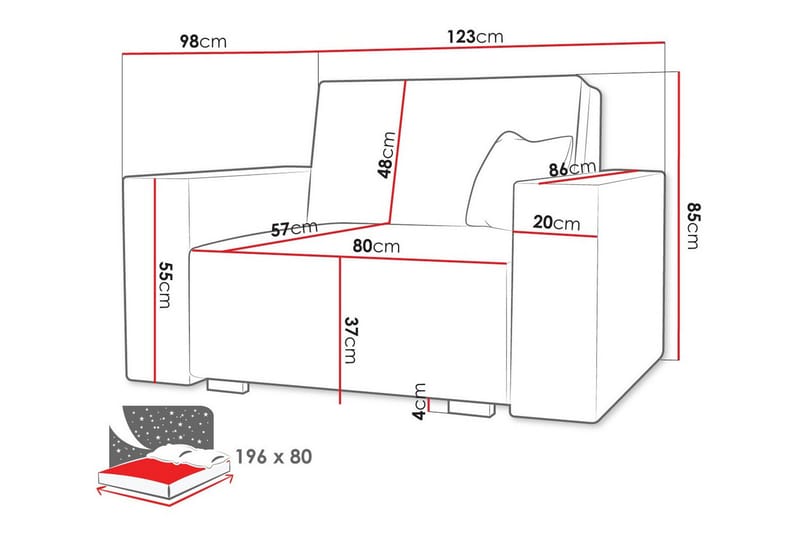 Denegal Bäddfåtölj - Möbler - Stolar & fåtöljer - Fåtölj - B äddfåtölj