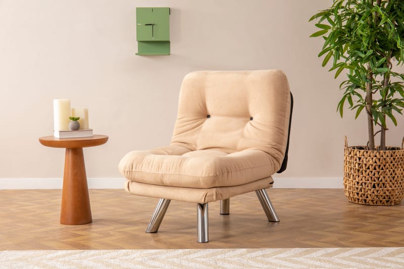 Kingaroy Bäddfåtölj 110x70 cm - Beige - Möbler - Stolar & fåtöljer - Fåtölj - Bäddfåtölj