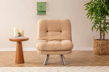 Kingaroy Bäddfåtölj 110x70 cm - Beige - Möbler - Stolar & fåtöljer - Fåtölj - Bäddfåtölj