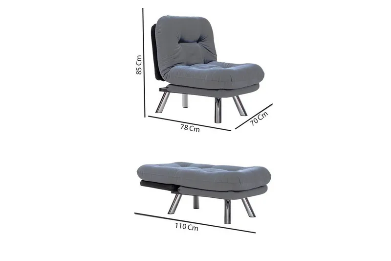 Kingaroy Bäddfåtölj - Ljusbrun - Möbler - Stolar & fåtöljer - Fåtölj - Bäddfåtölj