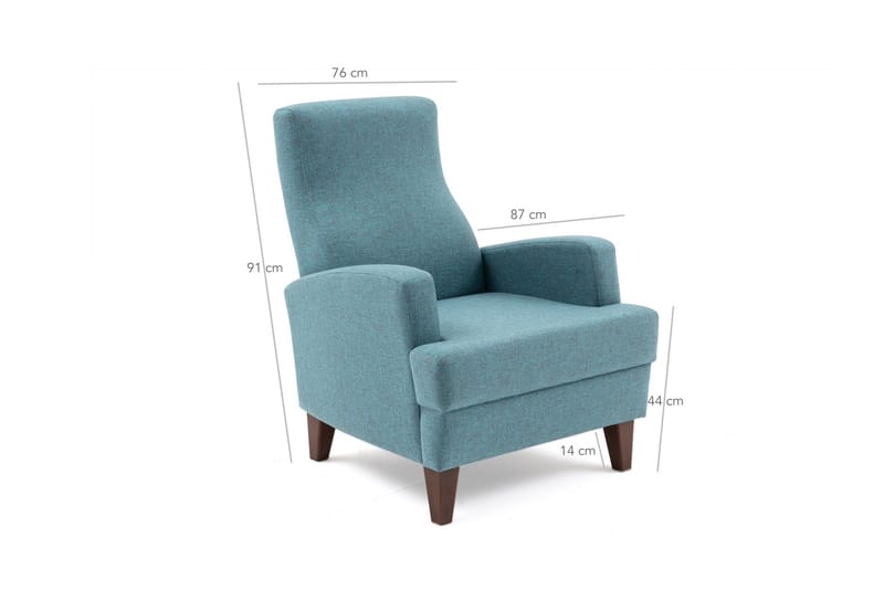 Balcabe Fåtölj - Turkos - Möbler - Stolar & fåtöljer - Fåtölj