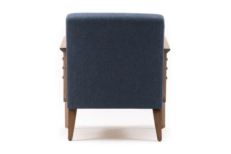 Barrion Fåtölj med Armstöd - Blå - Möbler - Stolar & fåtöljer - Fåtölj