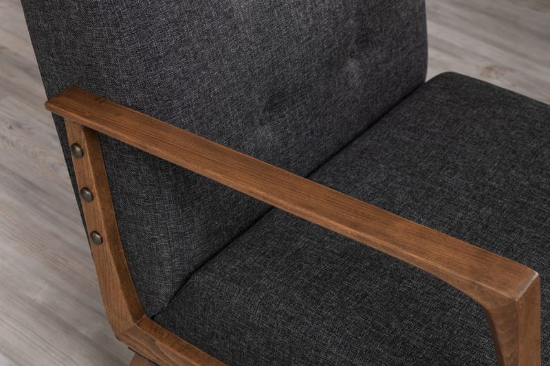 Barrion Fåtölj med Armstöd - Grå - Möbler - Stolar & fåtöljer - Fåtölj