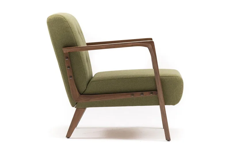 Barrion Fåtölj med Armstöd - Grön - Möbler - Stolar & fåtöljer - Fåtölj