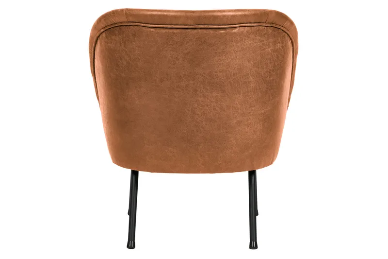 Bastien Skinnfåtölj - Brun - Möbler - Stolar & fåtöljer - Fåtölj