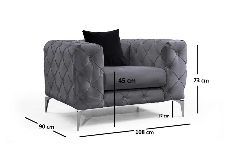 Beachport Fåtölj - Antracit - Möbler - Stolar & fåtöljer - Fåtölj