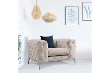Beachport Fåtölj - Beige - Möbler - Stolar & fåtöljer - Fåtölj - Chesterfield fåtölj