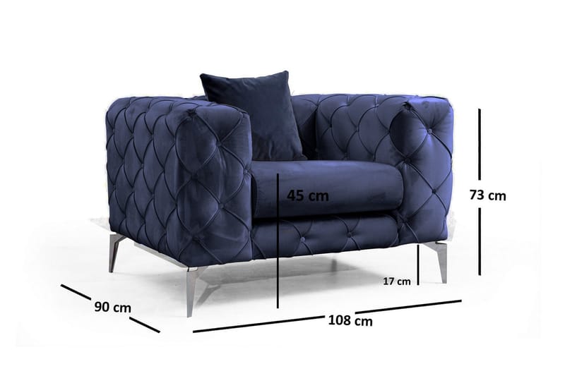 Beachport Fåtölj - Marinblå - Möbler - Stolar & fåtöljer - Fåtölj