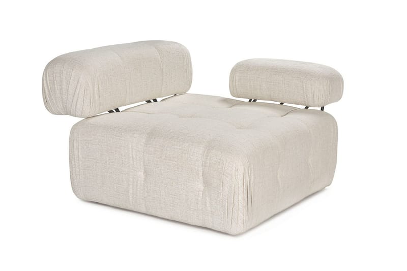 Belgin Högermodul / Fåtölj med utfällbara armstöd och ryggstöd - Cream - Möbler - Stolar & fåtöljer - Fåtölj