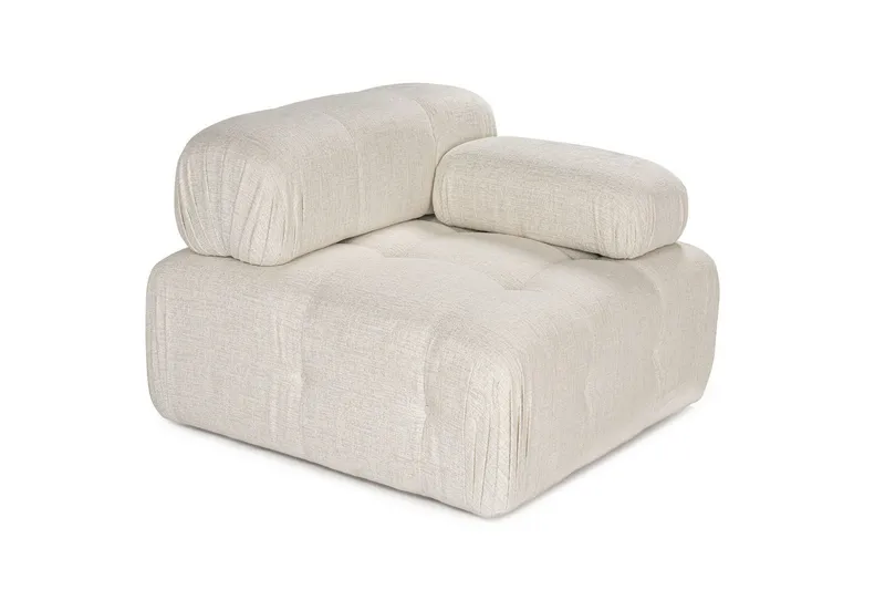 Belgin Högermodul / Fåtölj med utfällbara armstöd och ryggstöd - Cream - Möbler - Stolar & fåtöljer - Fåtölj