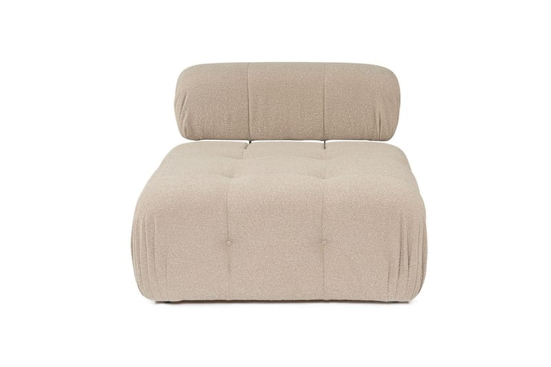 Belgin Mittmodul / Fåtölj med utfällbart ryggstöd - Peach - Möbler - Soffa - Modulsoffor - Mittmodul