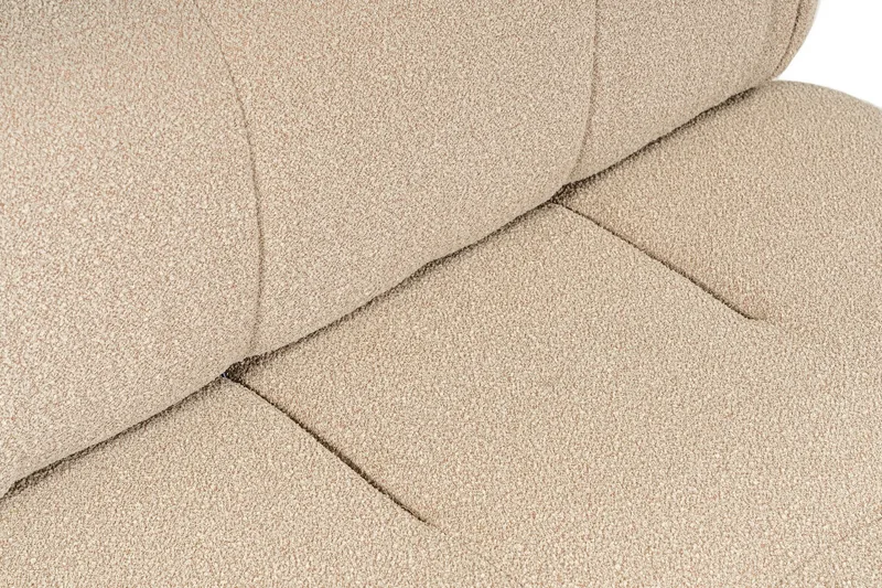 Belgin Mittmodul / Fåtölj med utfällbart ryggstöd - Peach - Möbler - Soffa - Modulsoffor - Mittmodul