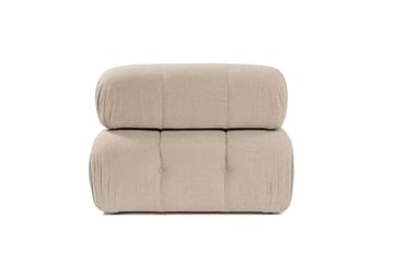 Belgin Mittmodul / Fåtölj med utfällbart ryggstöd - Peach - Möbler - Soffa - Modulsoffor - Mittmodul