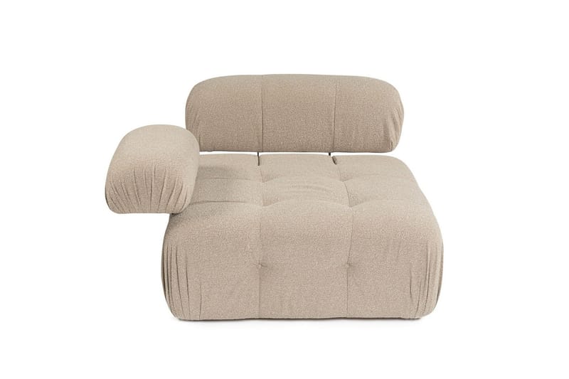 Belgin Vänstermodul / Fåtölj med utfällbara armstöd och ryggstöd - Peach - Möbler - Stolar & fåtöljer - Fåtölj