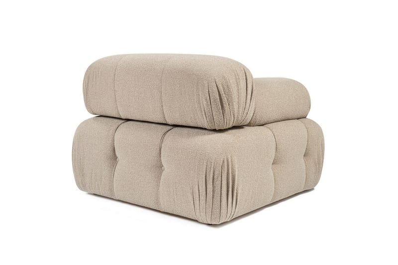 Belgin Vänstermodul / Fåtölj med utfällbara armstöd och ryggstöd - Peach - Möbler - Stolar & fåtöljer - Fåtölj