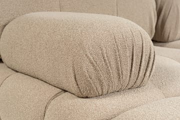 Belgin Vänstermodul / Fåtölj med utfällbara armstöd och ryggstöd - Peach - Möbler - Stolar & fåtöljer - Fåtölj