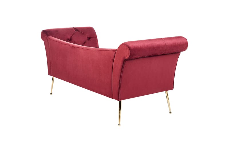 Bethely Schäslong 175 cm - Guld/Red - Möbler - Soffa - Dagbäddar