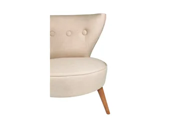 Biby Fåtölj med Armstöd - Beige - Möbler - Stolar & fåtöljer - Fåtölj - Fåtölj utan armstöd