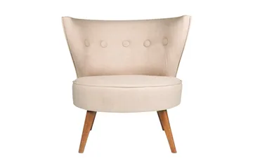 Biby Fåtölj med Armstöd - Beige - Möbler - Stolar & fåtöljer - Fåtölj - Fåtölj utan armstöd