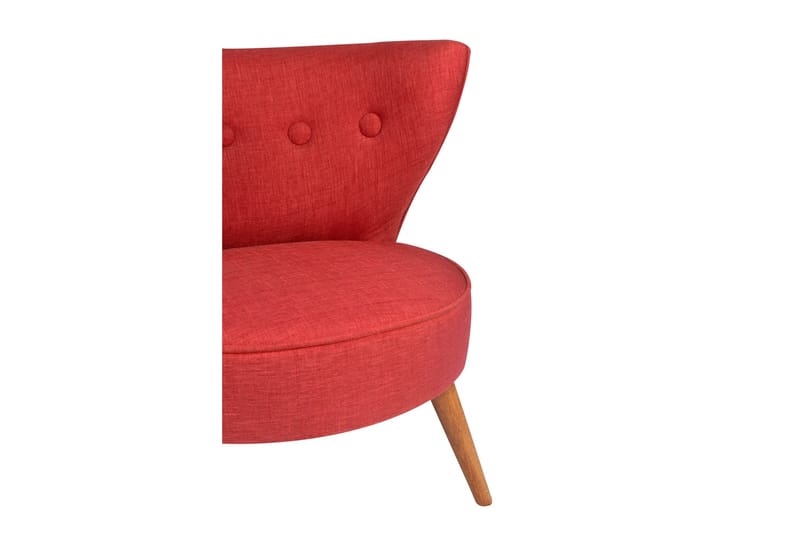 Biby Fåtölj med Armstöd - Röd - Möbler - Stolar & fåtöljer - Fåtölj