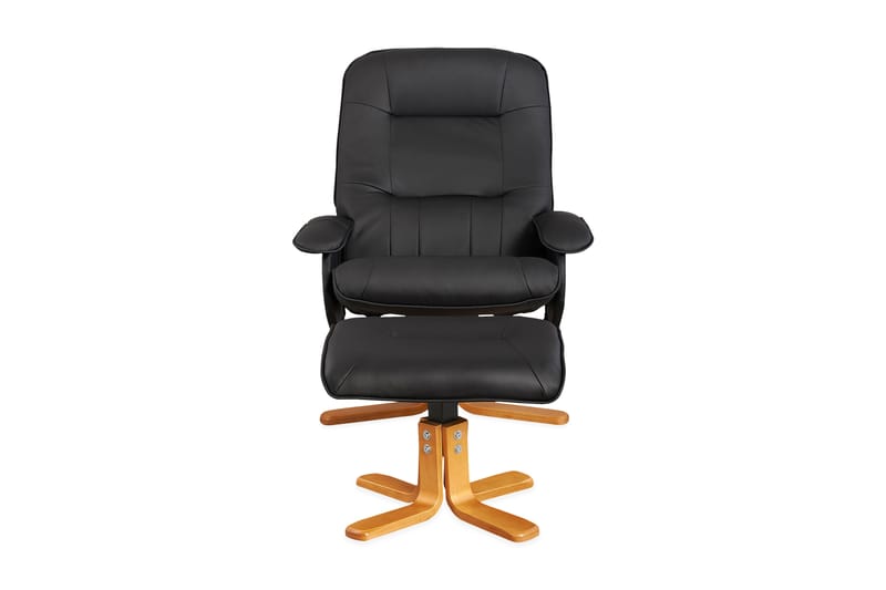 Arpino Reclinerfåtölj Konstläder - Svart - Möbler - Stolar & fåtöljer - Fåtölj - Biofåtölj & reclinerfåtölj