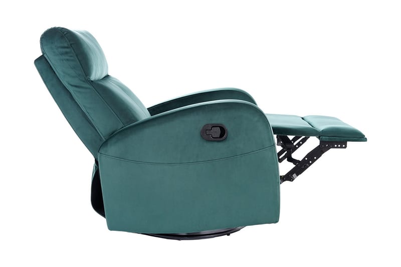 Athos Reclinerfåtölj Ställbar - Sammet/Grön - Möbler - Stolar & fåtöljer - Fåtölj - Biofåtölj & reclinerfåtölj