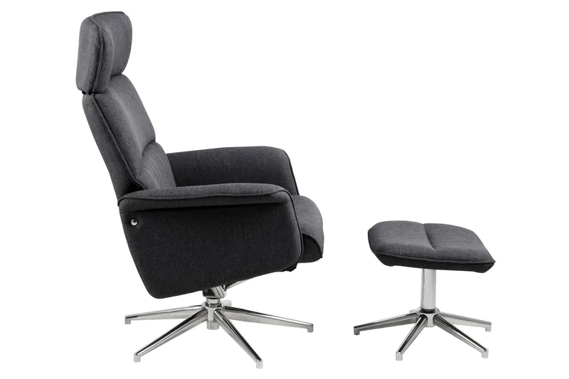 Bleur Reclinerfåtölj - Grå - Möbler - Stolar & fåtöljer - Fåtölj - Biofåtölj & reclinerfåtölj