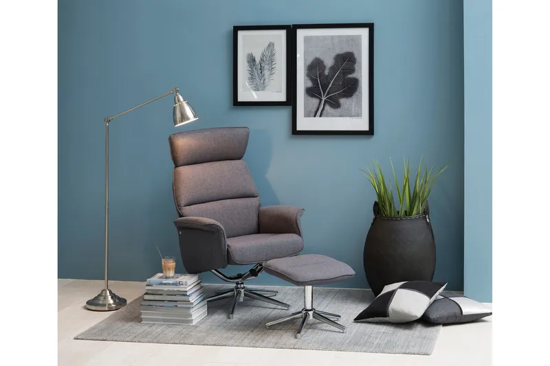 Bleur Reclinerfåtölj - Grå - Möbler - Stolar & fåtöljer - Fåtölj - Biofåtölj & reclinerfåtölj