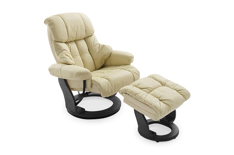 Calgary Reclinerfåtölj - Beige - Biofåtölj & reclinerfåtölj - Skinnfåtölj & läderfåtölj