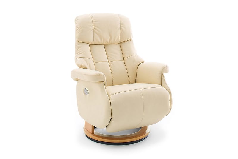 Calgary Reclinerfåtölj - Beige - Biofåtölj & reclinerfåtölj - Skinnfåtölj & läderfåtölj