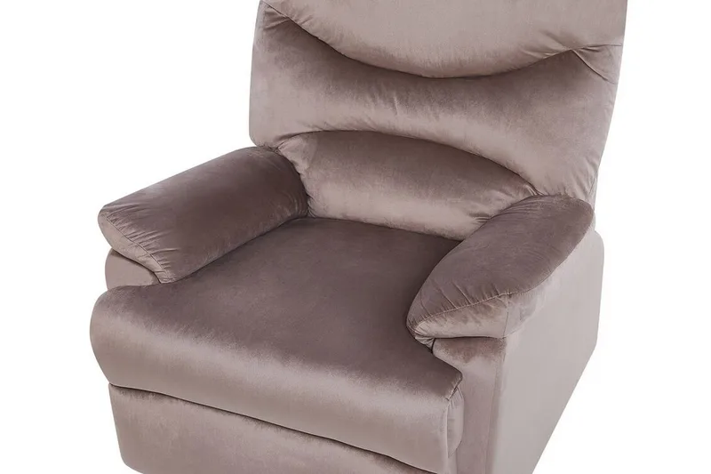 Ellov Fåtölj - Brungrå/Sammet - Möbler - Stolar & fåtöljer - Fåtölj - Biofåtölj & reclinerfåtölj