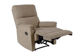 Fåtölj Gustav Fåtölj 84x92x104 cm Mörkbeige - Möbler - Stolar & fåtöljer - Fåtölj - Biofåtölj & reclinerfåtölj