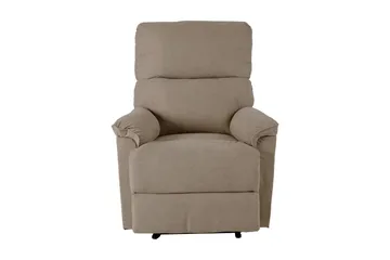 Fåtölj Gustav Fåtölj 84x92x104 cm Mörkbeige - Möbler - Stolar & fåtöljer - Fåtölj - Biofåtölj & reclinerfåtölj