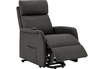 Karkas Reclinerfåtölj - Tyg/Antracit - Möbler - Stolar & fåtöljer - Fåtölj - Biofåtölj & reclinerfåtölj