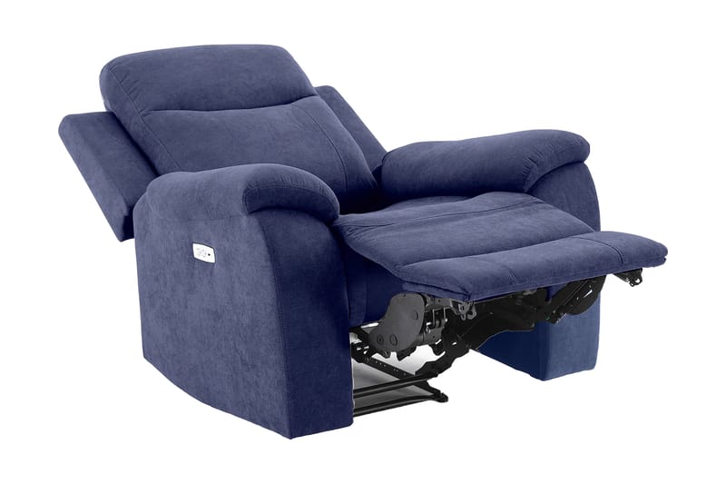 Milo Recliner Fåtölj Blå - Möbler - Stolar & fåtöljer - Fåtölj - Biofåtölj & reclinerfåtölj