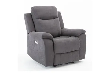 Milo Recliner Fåtölj Grå - Möbler - Stolar & fåtöljer - Fåtölj - Biofåtölj & reclinerfåtölj