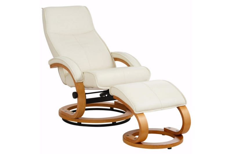 Pasha Reclinerfåtölj Läder - Beige - Möbler - Stolar & fåtöljer - Fåtölj - Biofåtölj & reclinerfåtölj