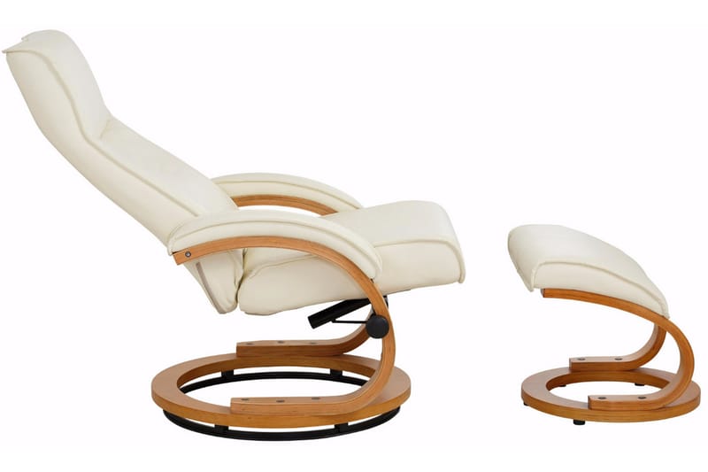 Pasha Reclinerfåtölj Läder - Beige - Möbler - Stolar & fåtöljer - Fåtölj - Biofåtölj & reclinerfåtölj