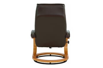 Pasha Reclinerfåtölj Läder - Grå - Möbler - Stolar & fåtöljer - Fåtölj - Biofåtölj & reclinerfåtölj